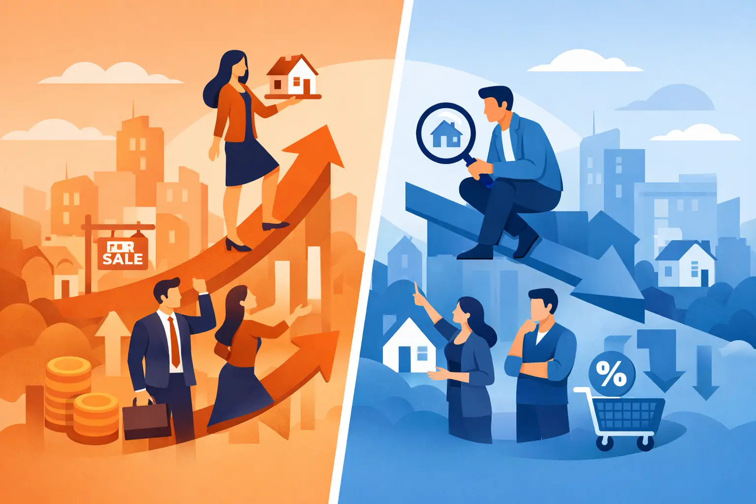 Seller's Market Versus Buyer's Market: Key Moves